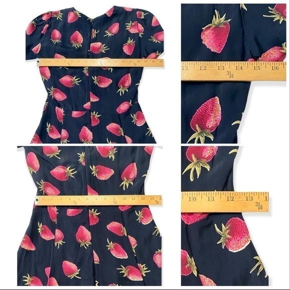 Reformation Koa mini dress, strawberry, size 2P - Picture 14 of 15
